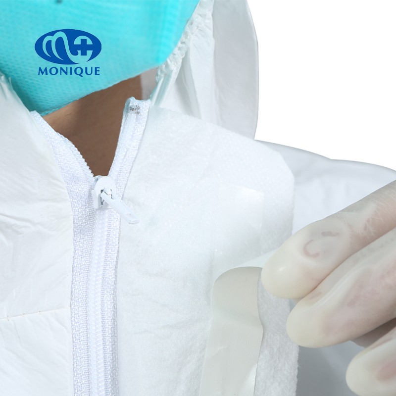 White Disposable Sterile Medical Isolation Gown